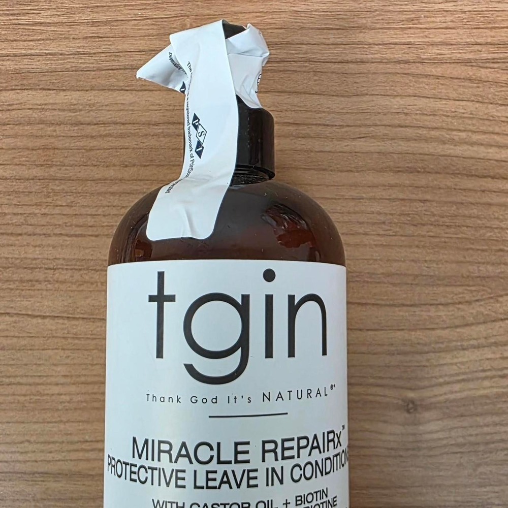 TGIN Miracle Repairx Protective Leave In Conditioner Castor Oil Biotin Pump